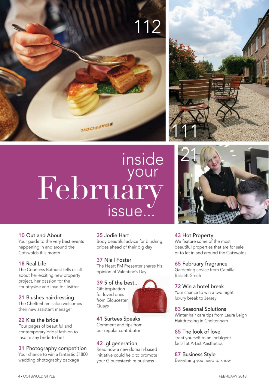 Cotswold Style Preview Pages