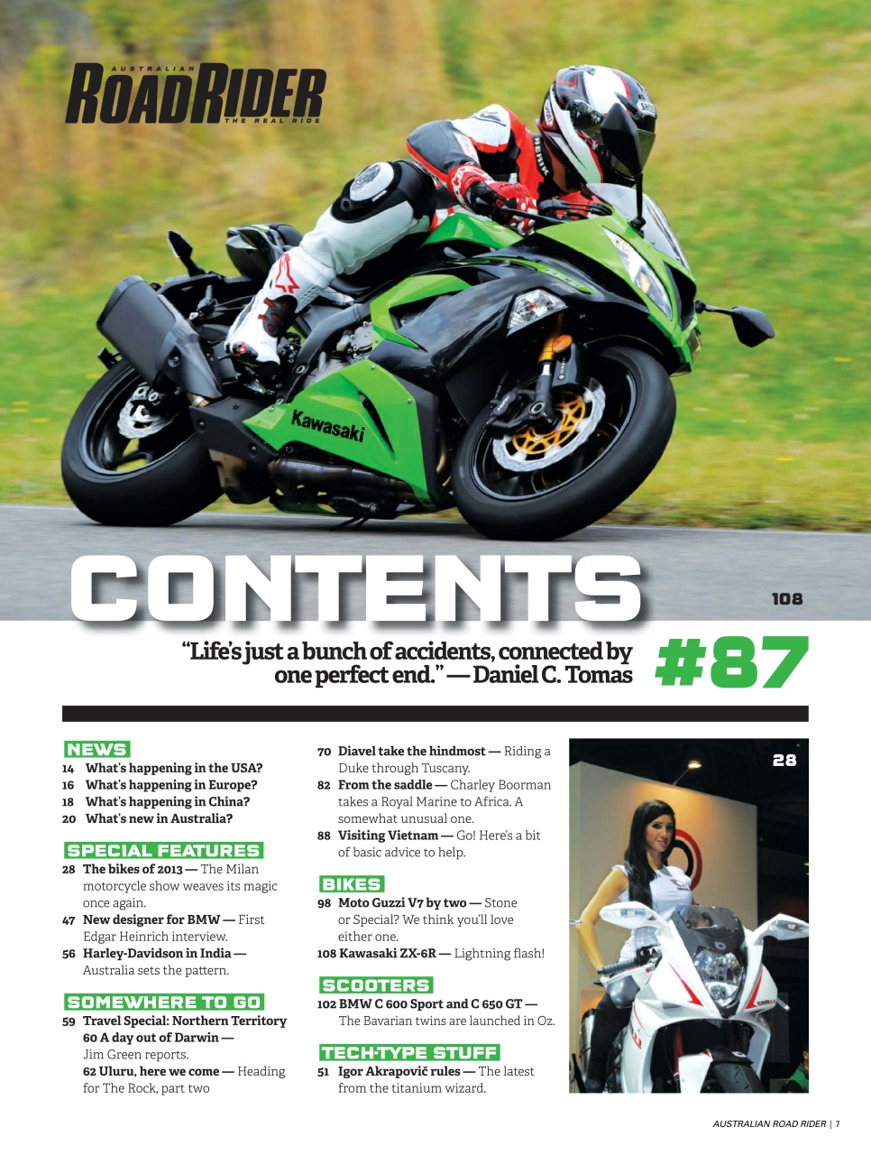 Australian Road Rider Preview Pages