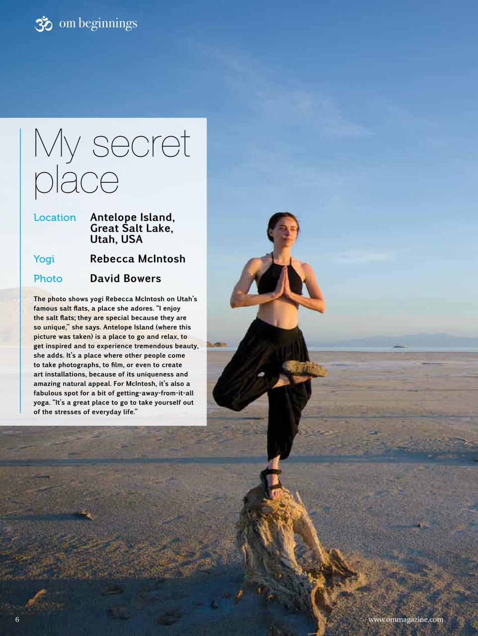 OM Yoga Magazine Preview Pages