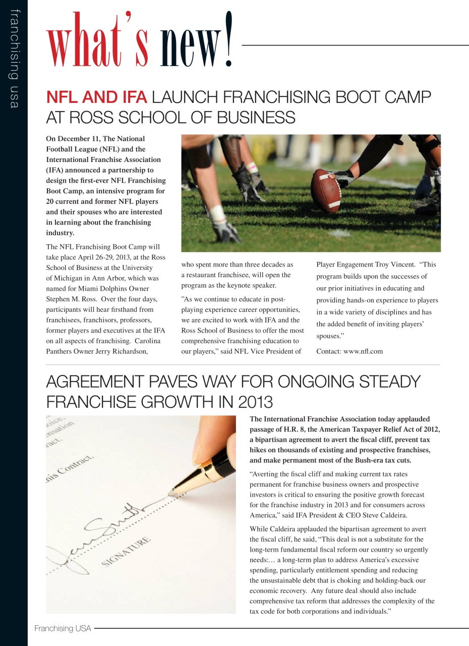 Franchising USA Preview Pages