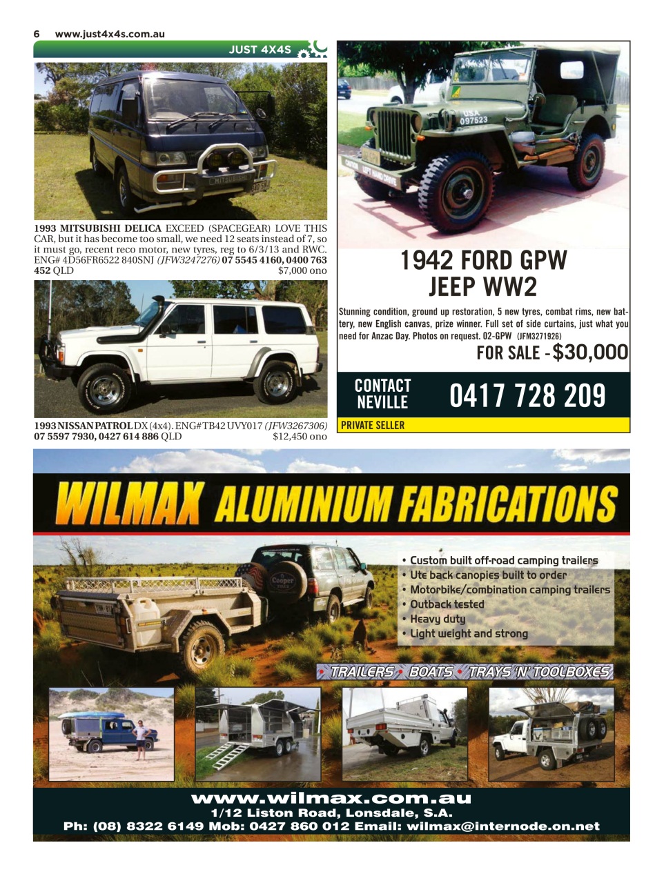 JUST 4X4S Preview Pages