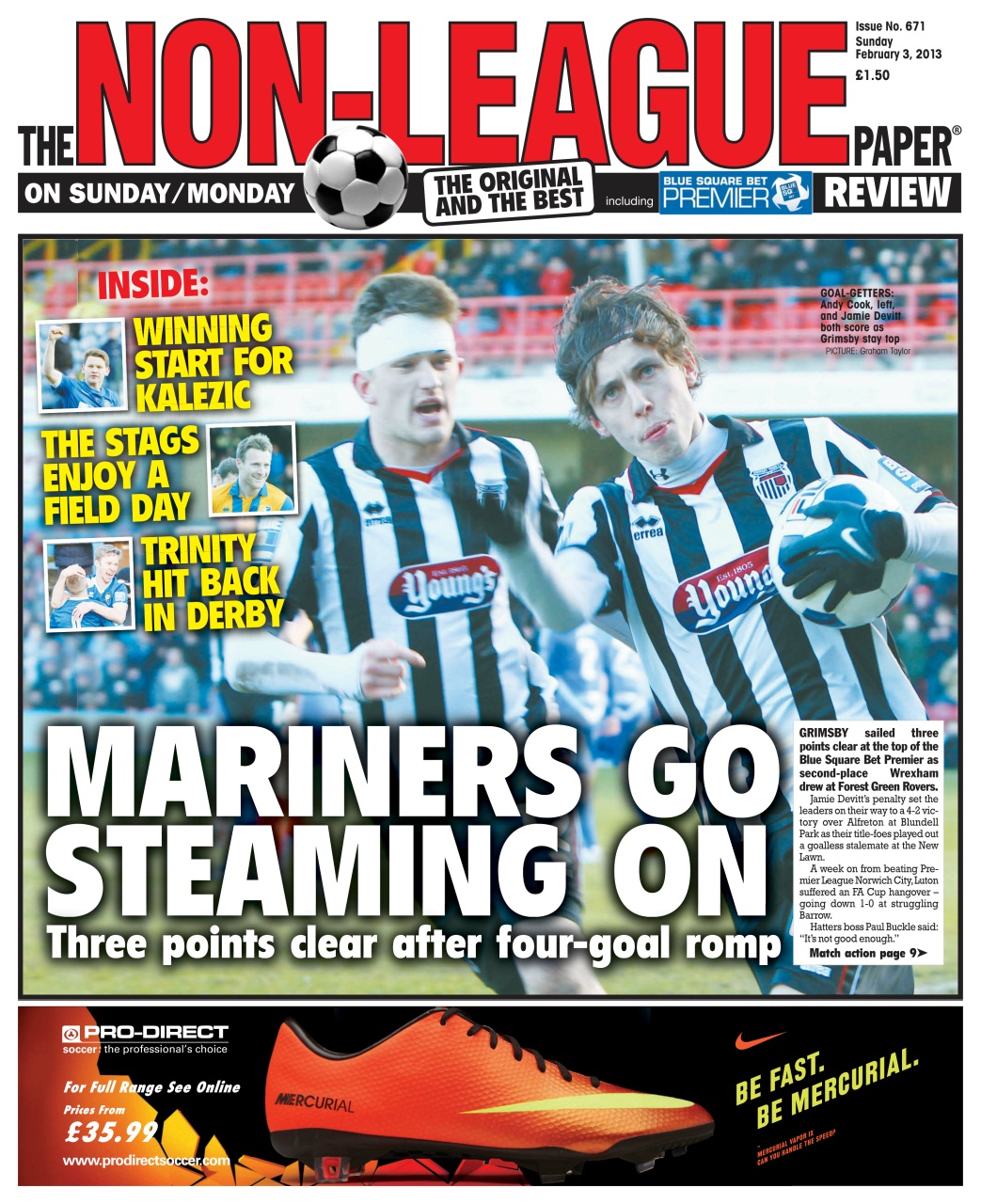 The Non-League Football Paper Preview Pages