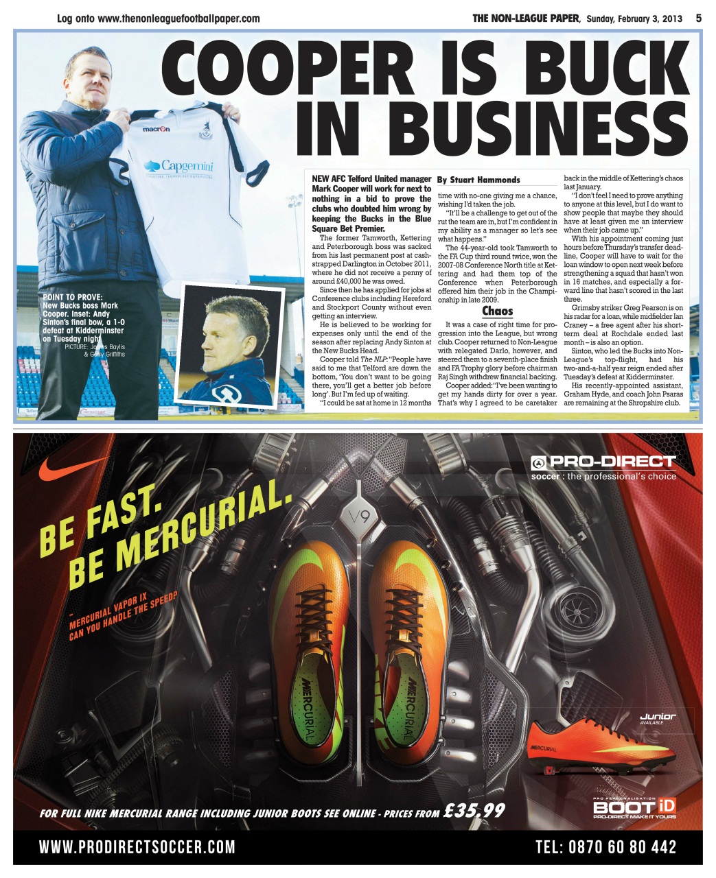 The Non-League Football Paper Preview Pages