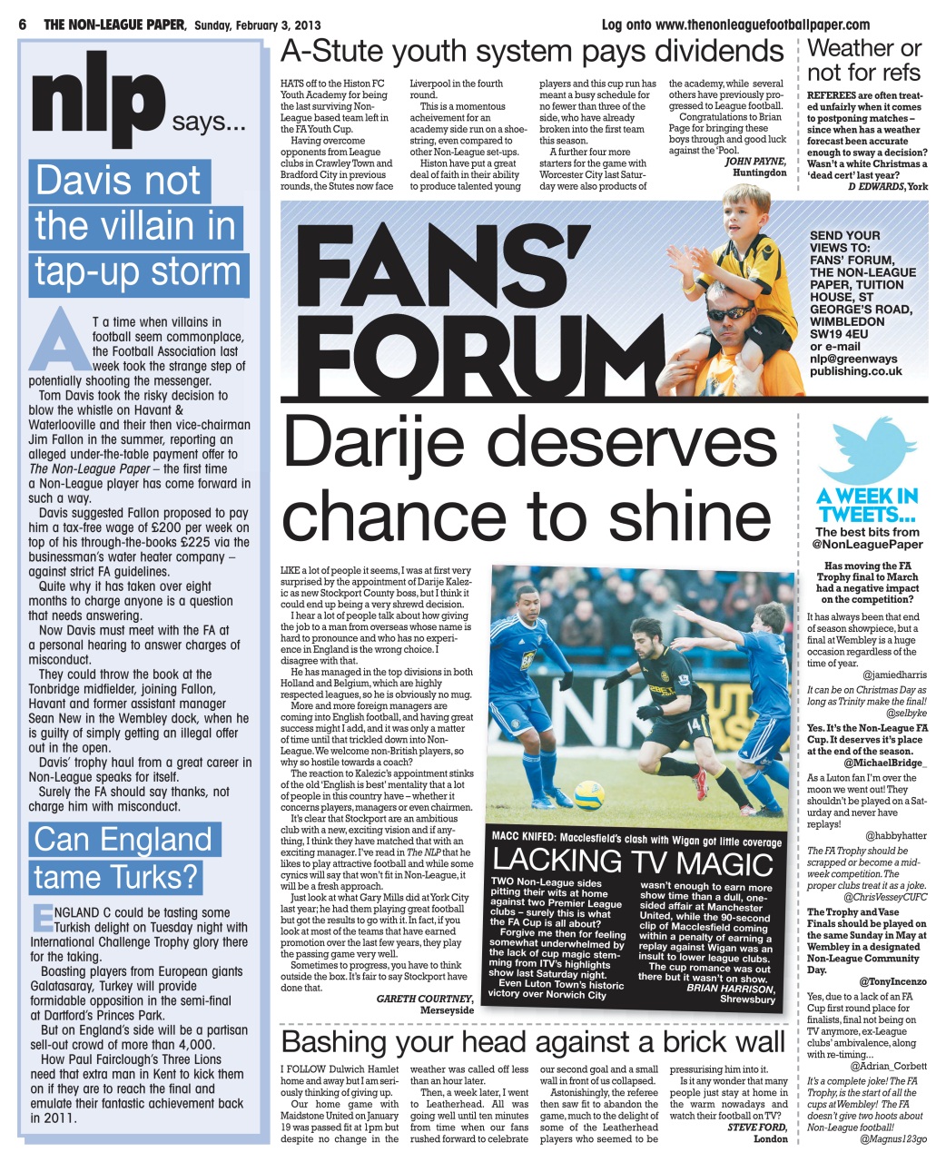 The Non-League Football Paper Preview Pages