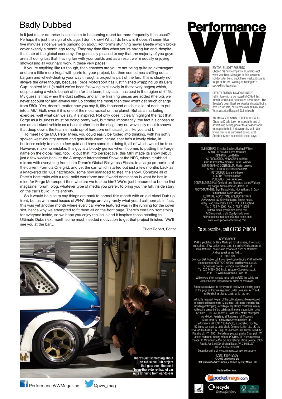 Performance VW Preview Pages