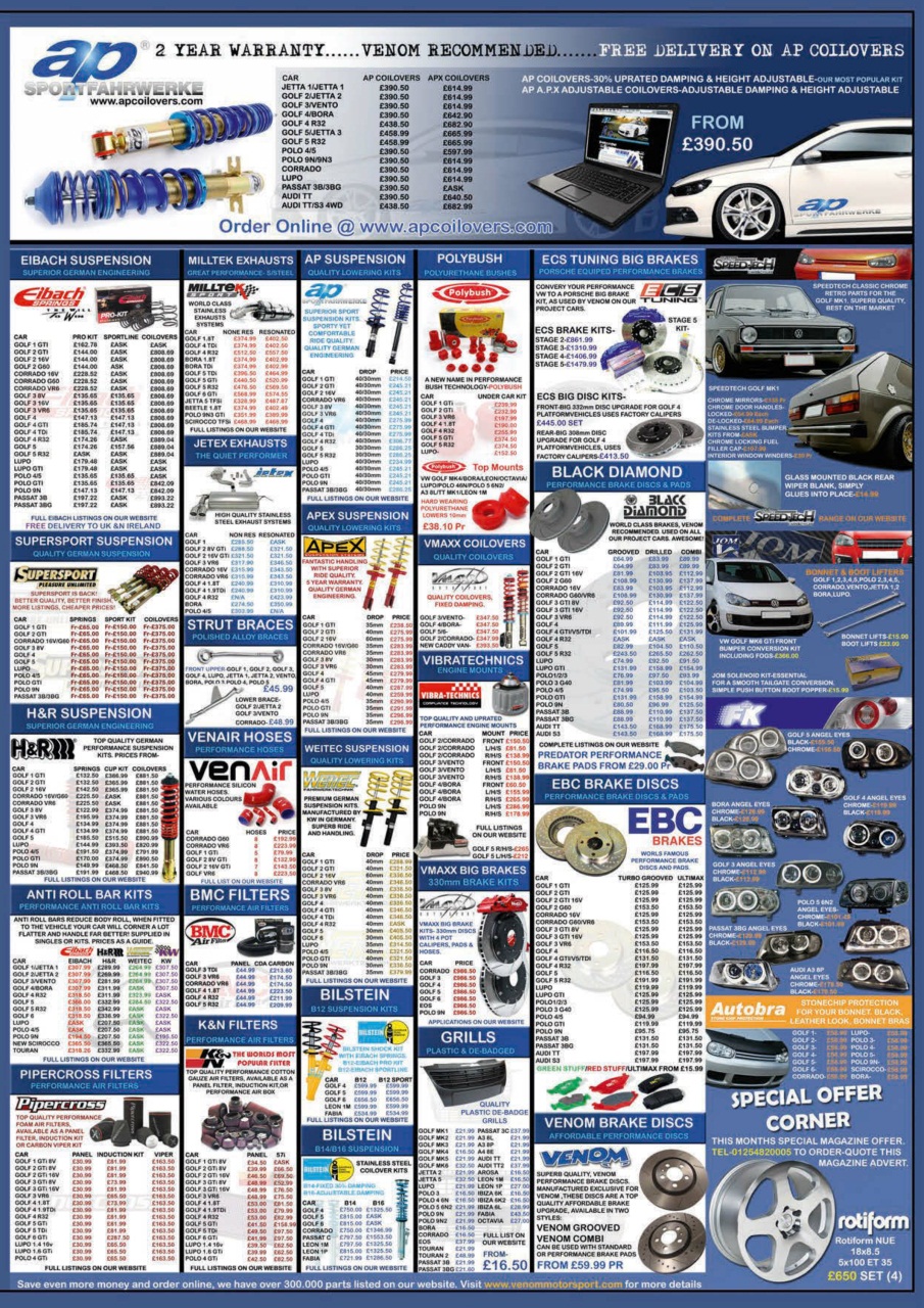 Performance VW Preview Pages