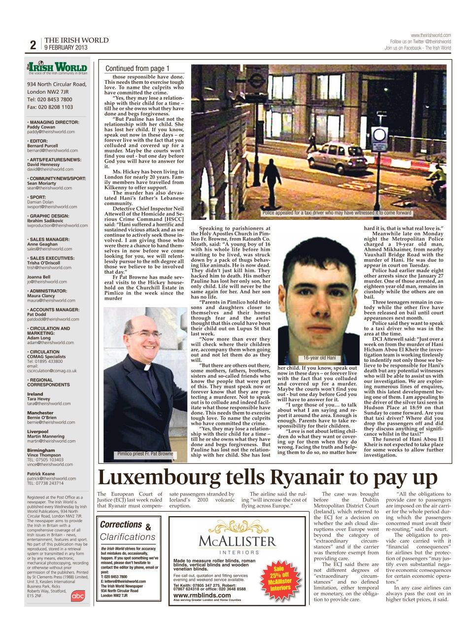 Irish World Preview Pages