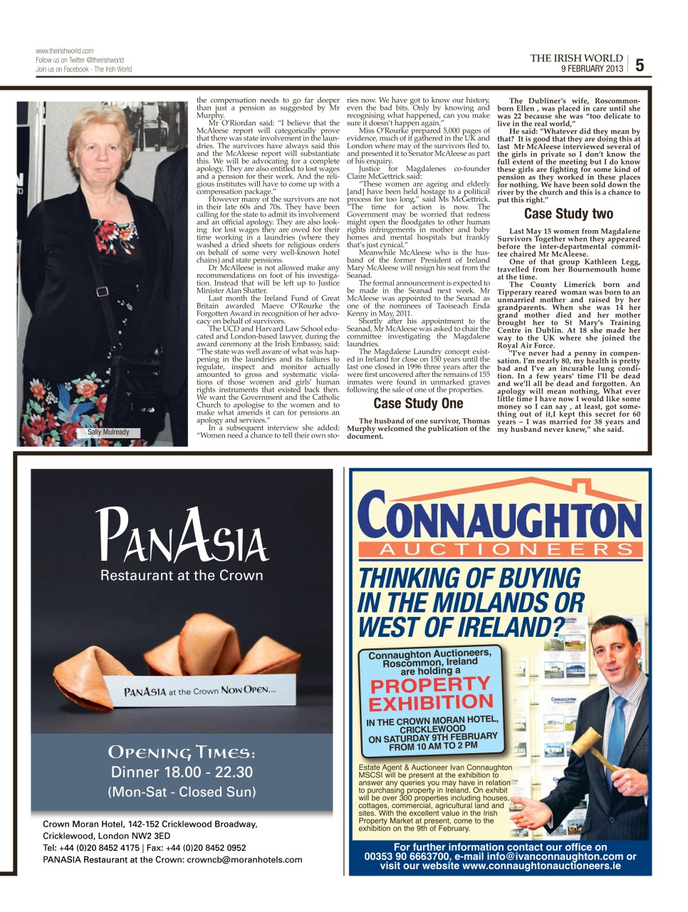 Irish World Preview Pages