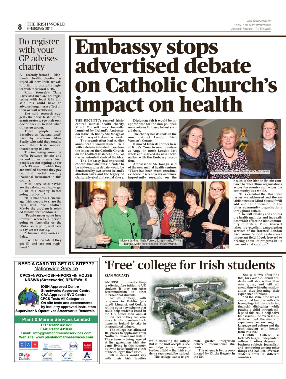 Irish World Preview Pages