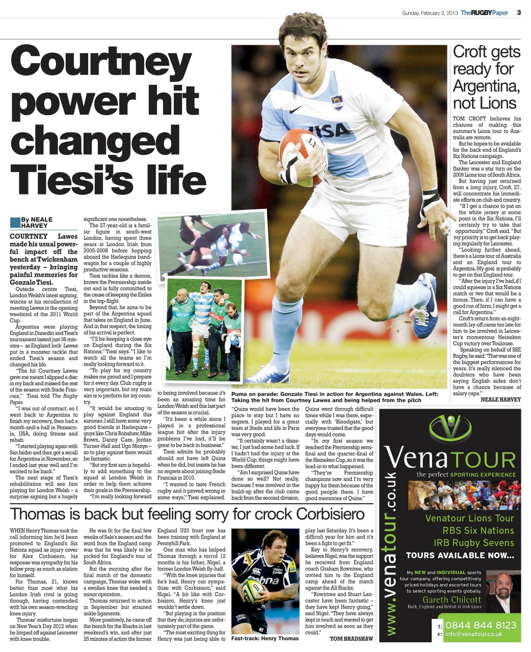 The Rugby Paper Preview Pages