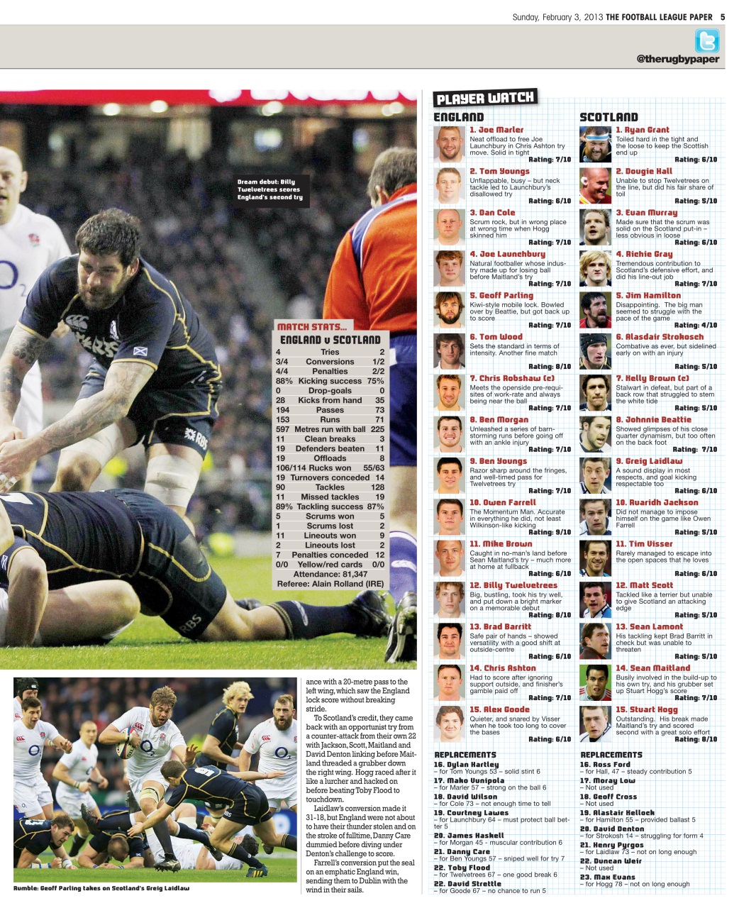 The Rugby Paper Preview Pages