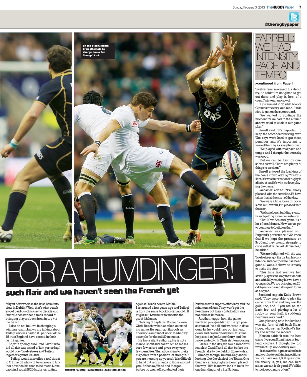 The Rugby Paper Preview Pages