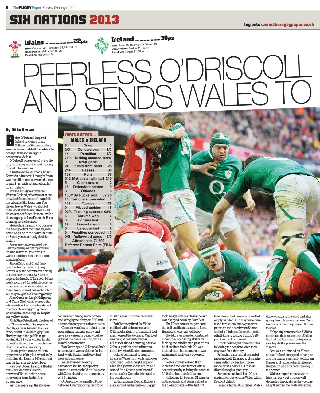 The Rugby Paper Preview Pages