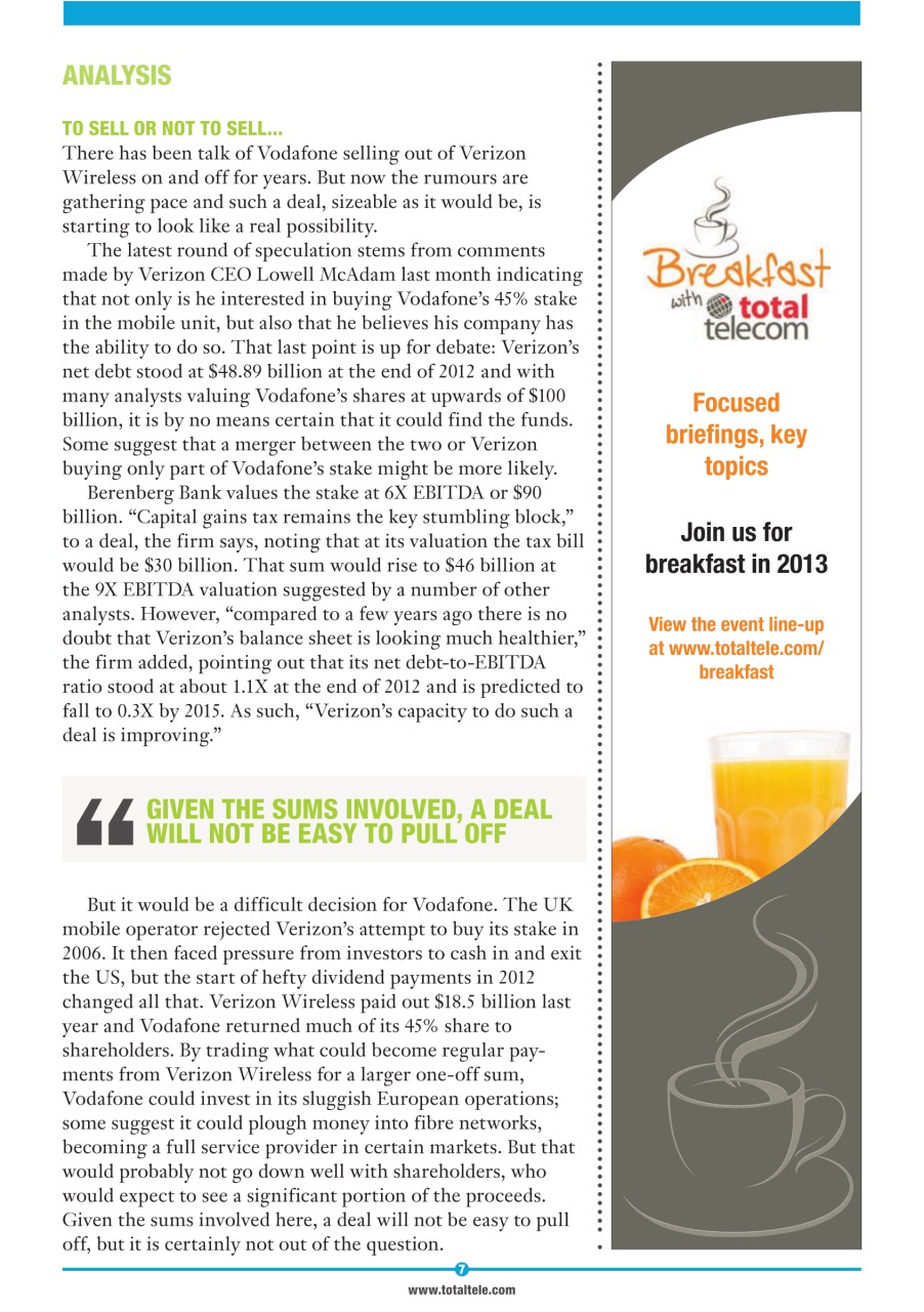 Total Telecom Preview Pages