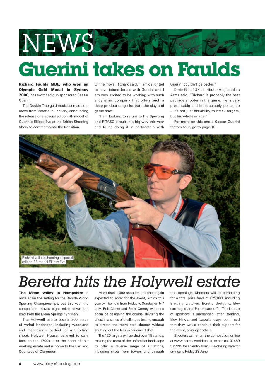 Clay Shooting Preview Pages