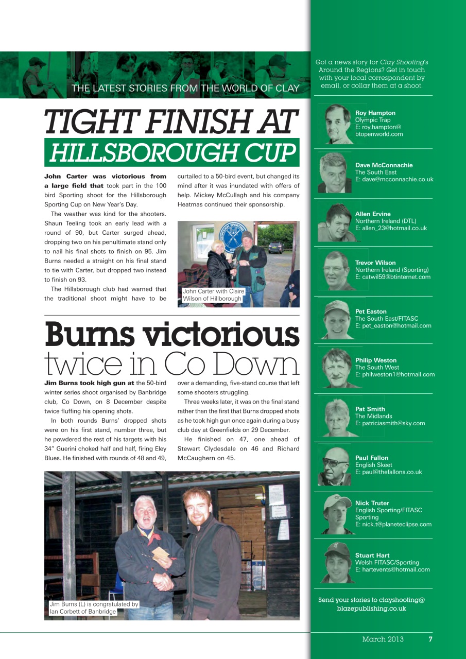 Clay Shooting Preview Pages