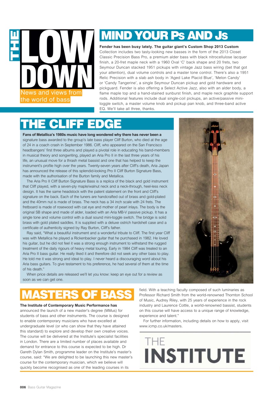 Bass Player UK Preview Pages