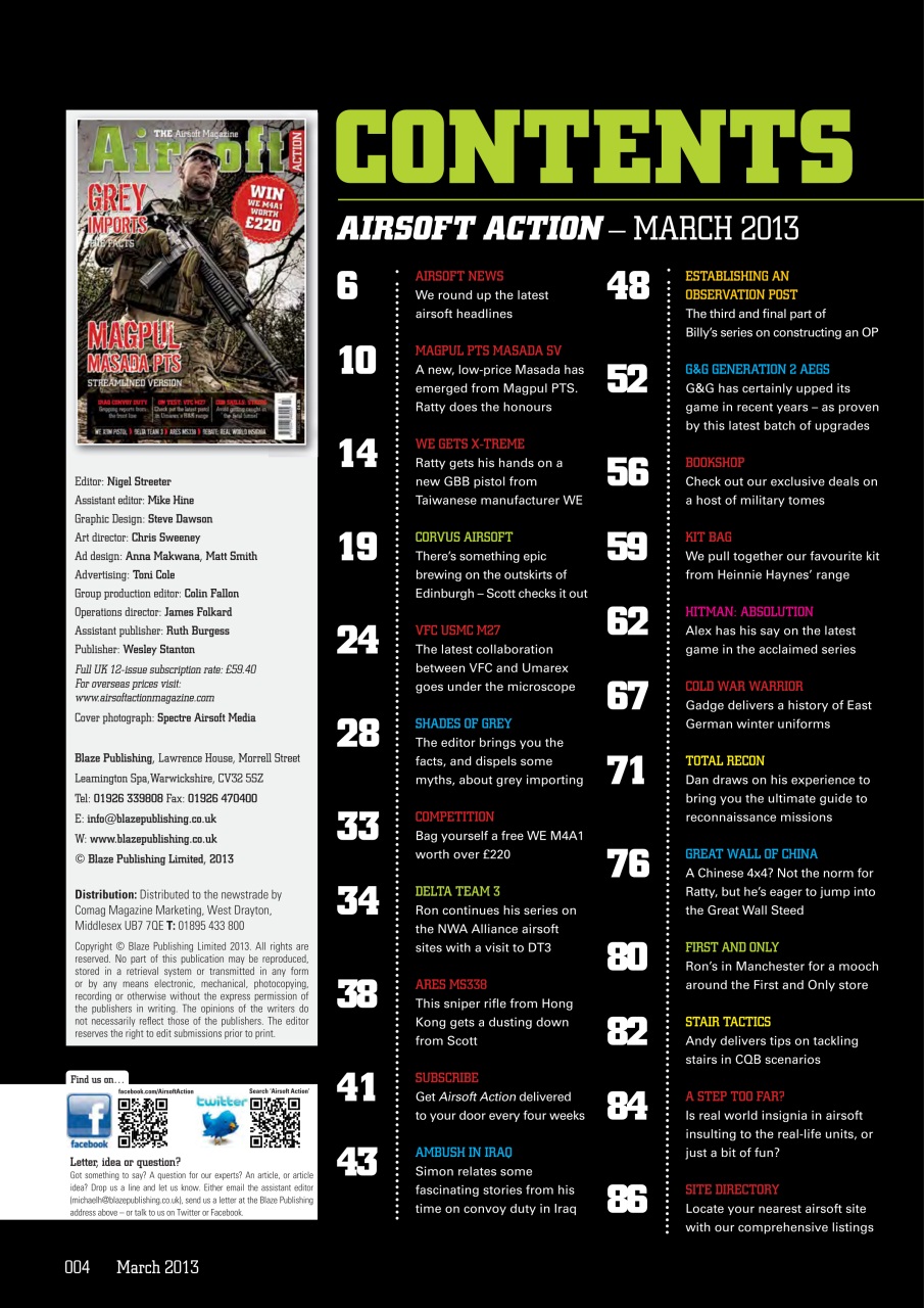 Airsoft Action Preview Pages