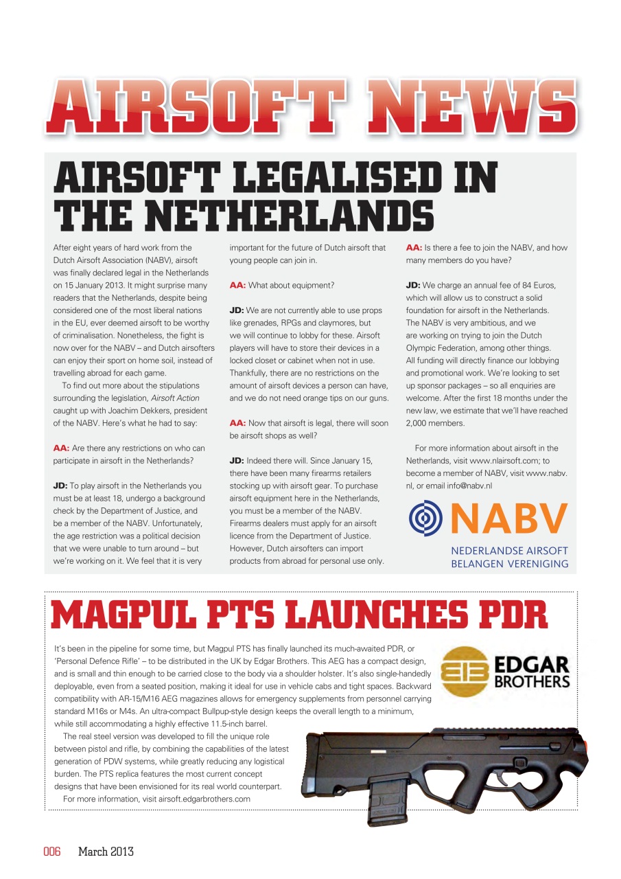 Airsoft Action Preview Pages