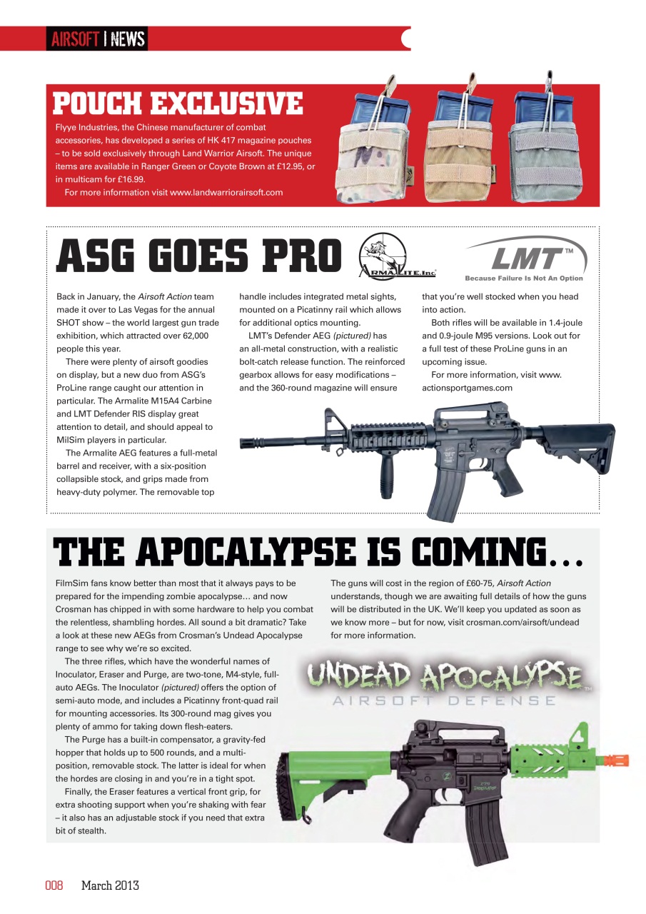 Airsoft Action Preview Pages