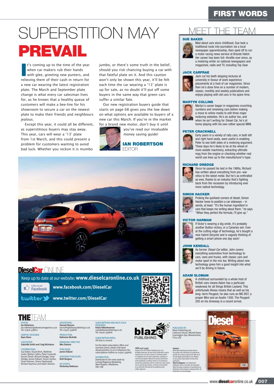 Diesel&EcoCar Magazine Preview Pages