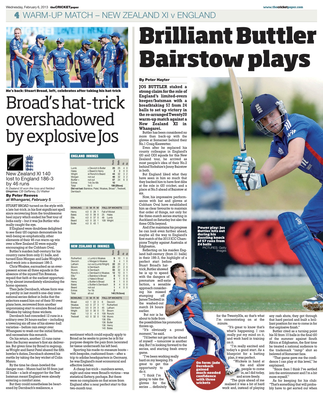 The Cricket Paper Preview Pages