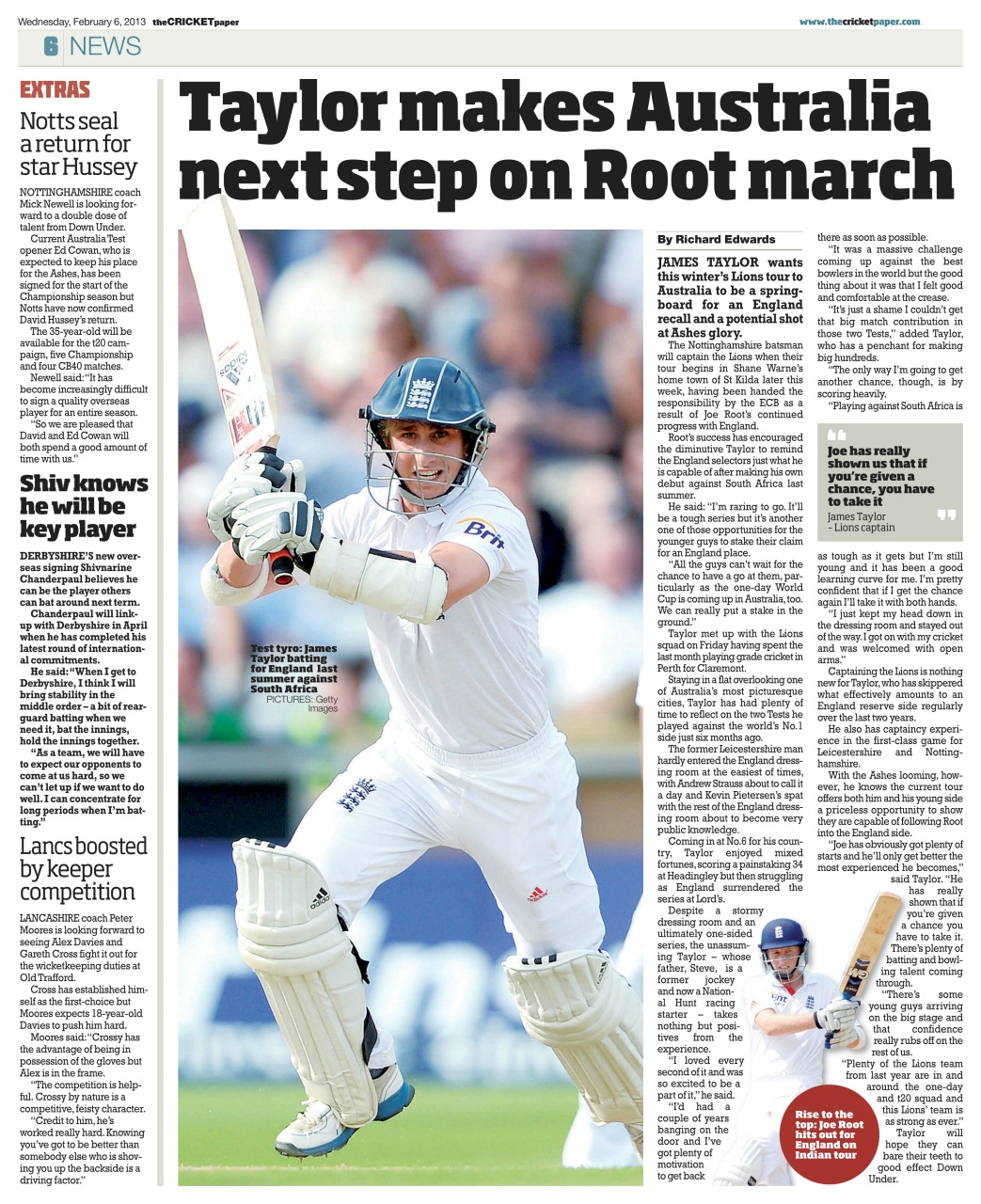 The Cricket Paper Preview Pages
