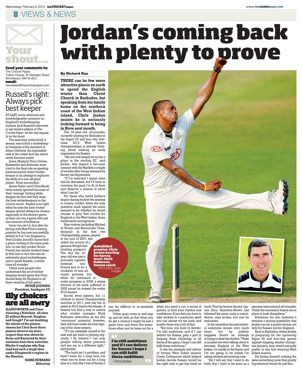 The Cricket Paper Preview Pages