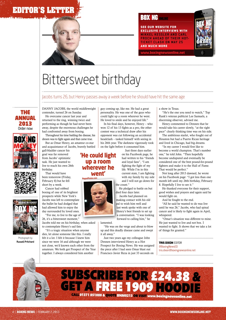 Boxing News Preview Pages