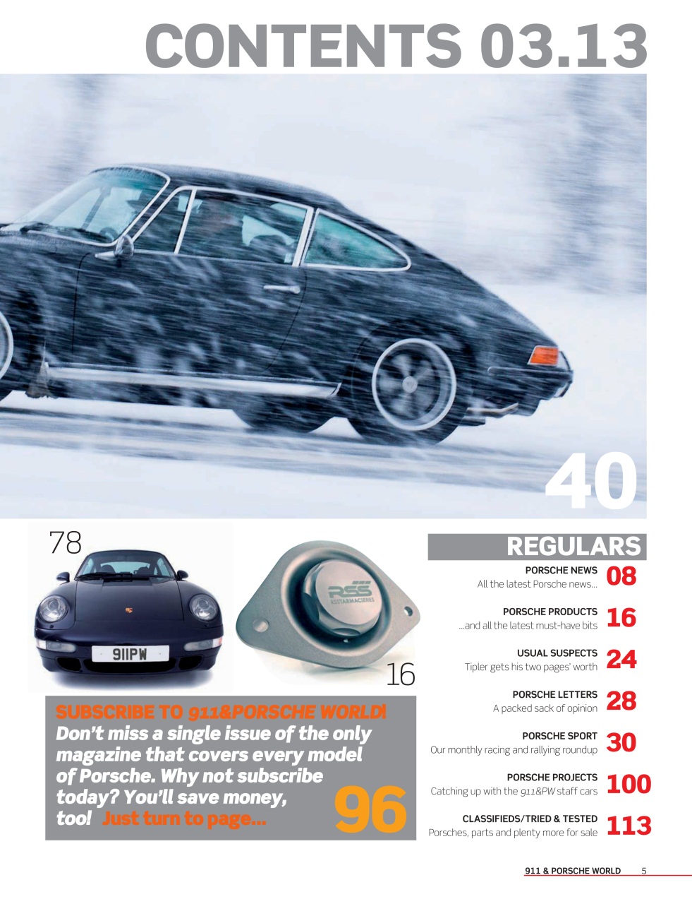 911 & Porsche World Preview Pages