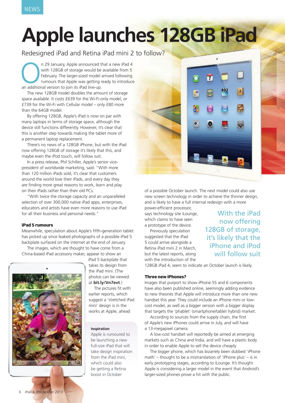 iPad and iPhone User Preview Pages