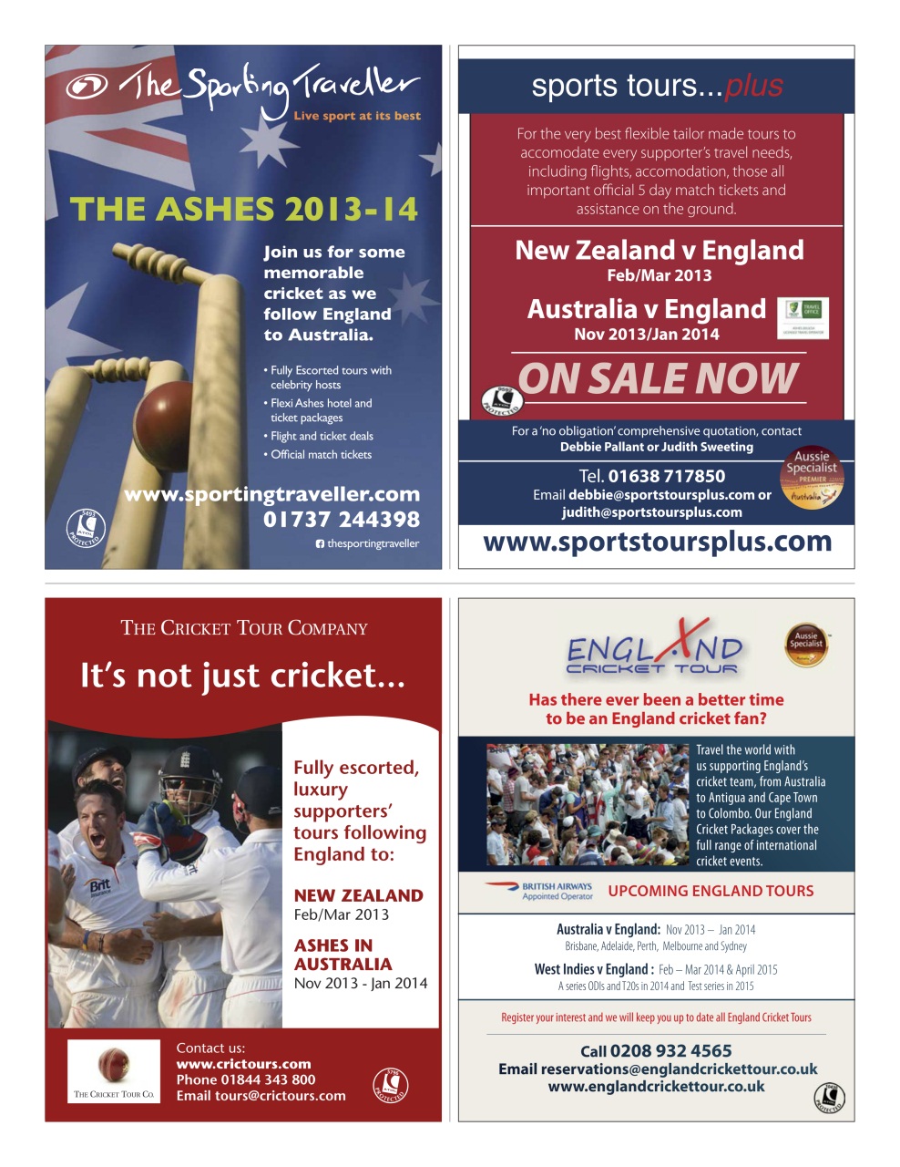 The Cricketer Magazine Preview Pages