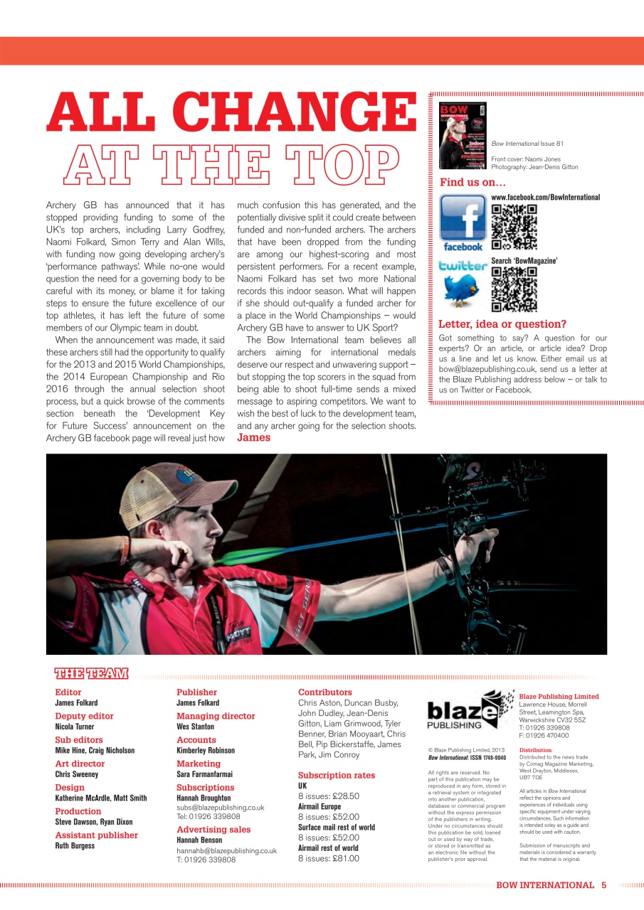 Bow International Preview Pages