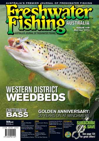 Freshwater Fishing Australia issue FWF119 Mar-Apr 2013