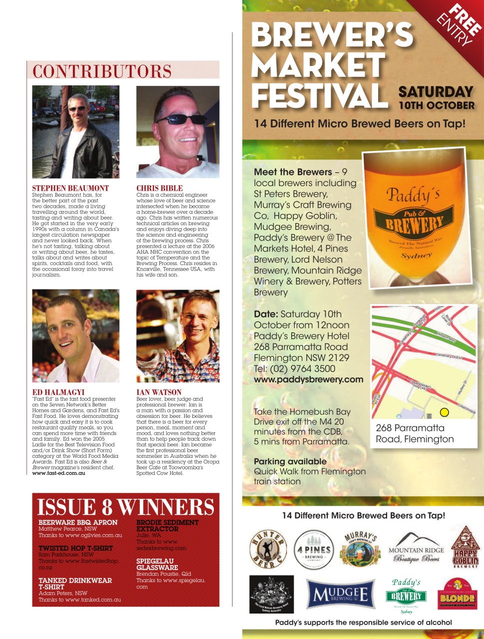 Beer and Brewer Preview Pages