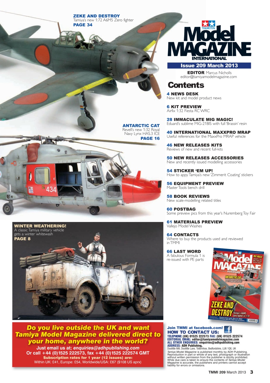 Tamiya Model Magazine Preview Pages