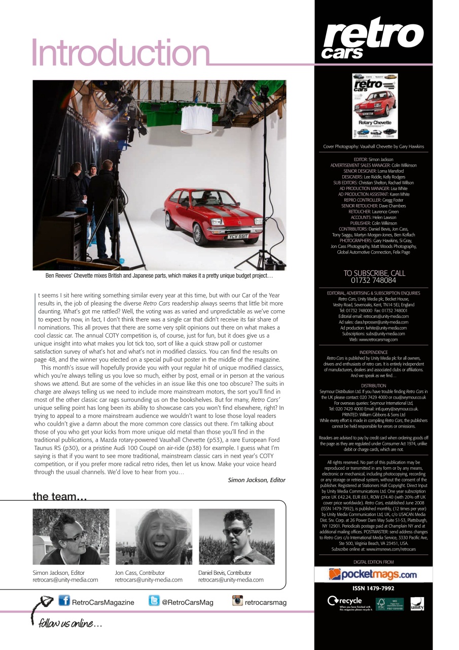 Retro Cars Preview Pages