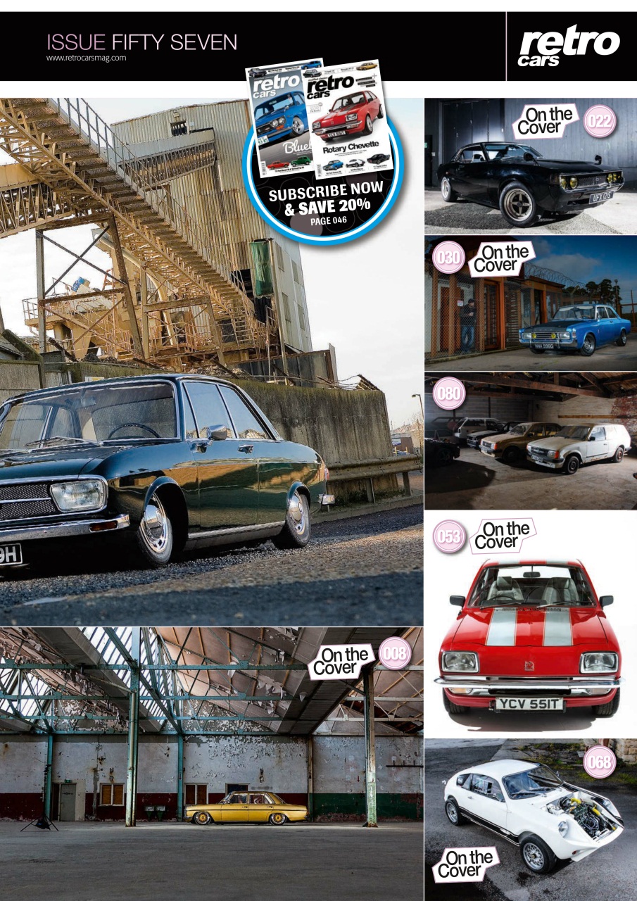 Retro Cars Preview Pages