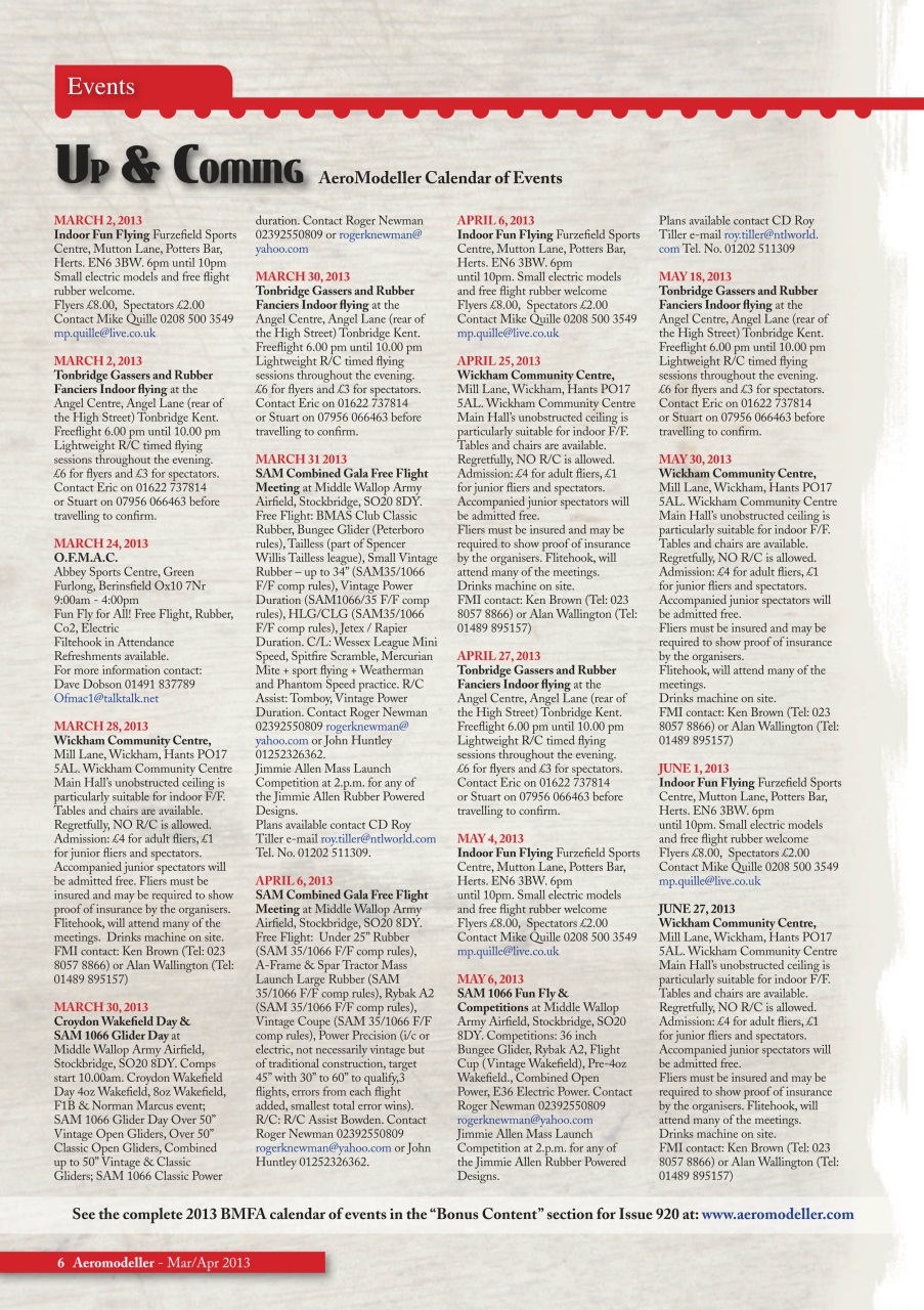 AeroModeller Preview Pages