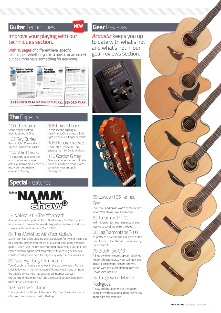 Acoustic Preview Pages