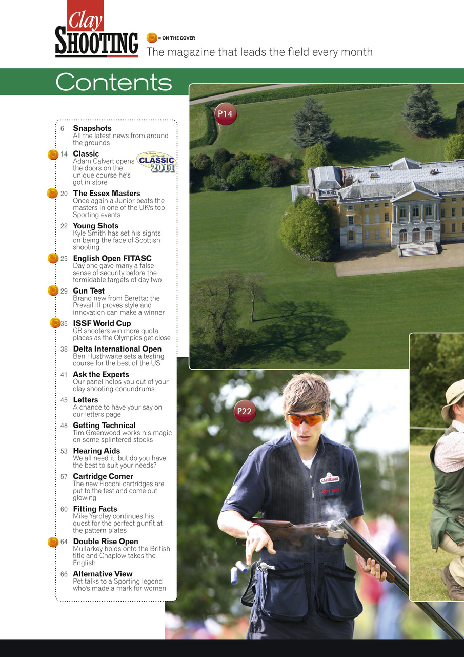 Clay Shooting Preview Pages