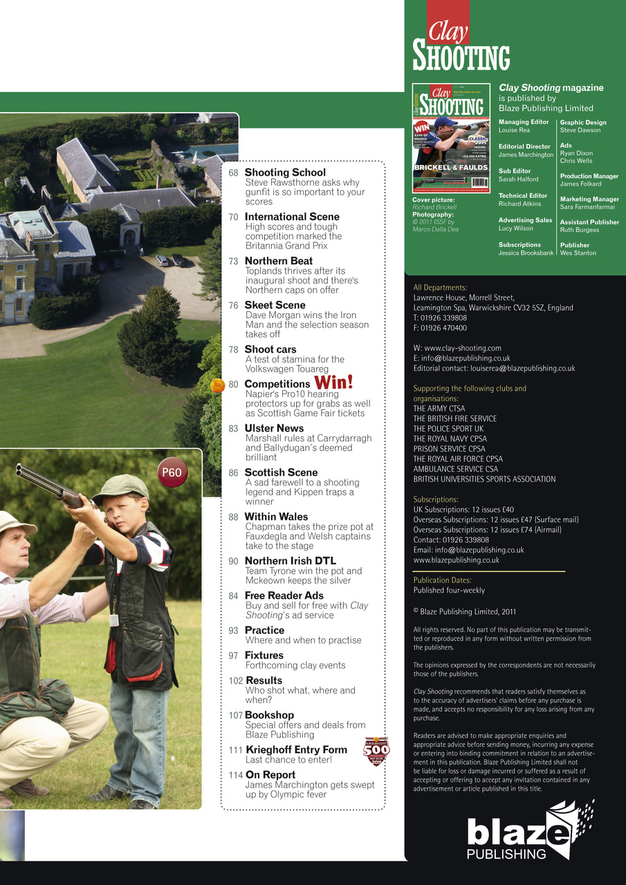 Clay Shooting Preview Pages