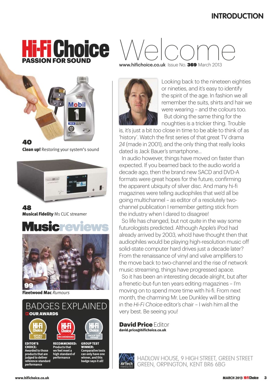 Hi-Fi Choice Preview Pages