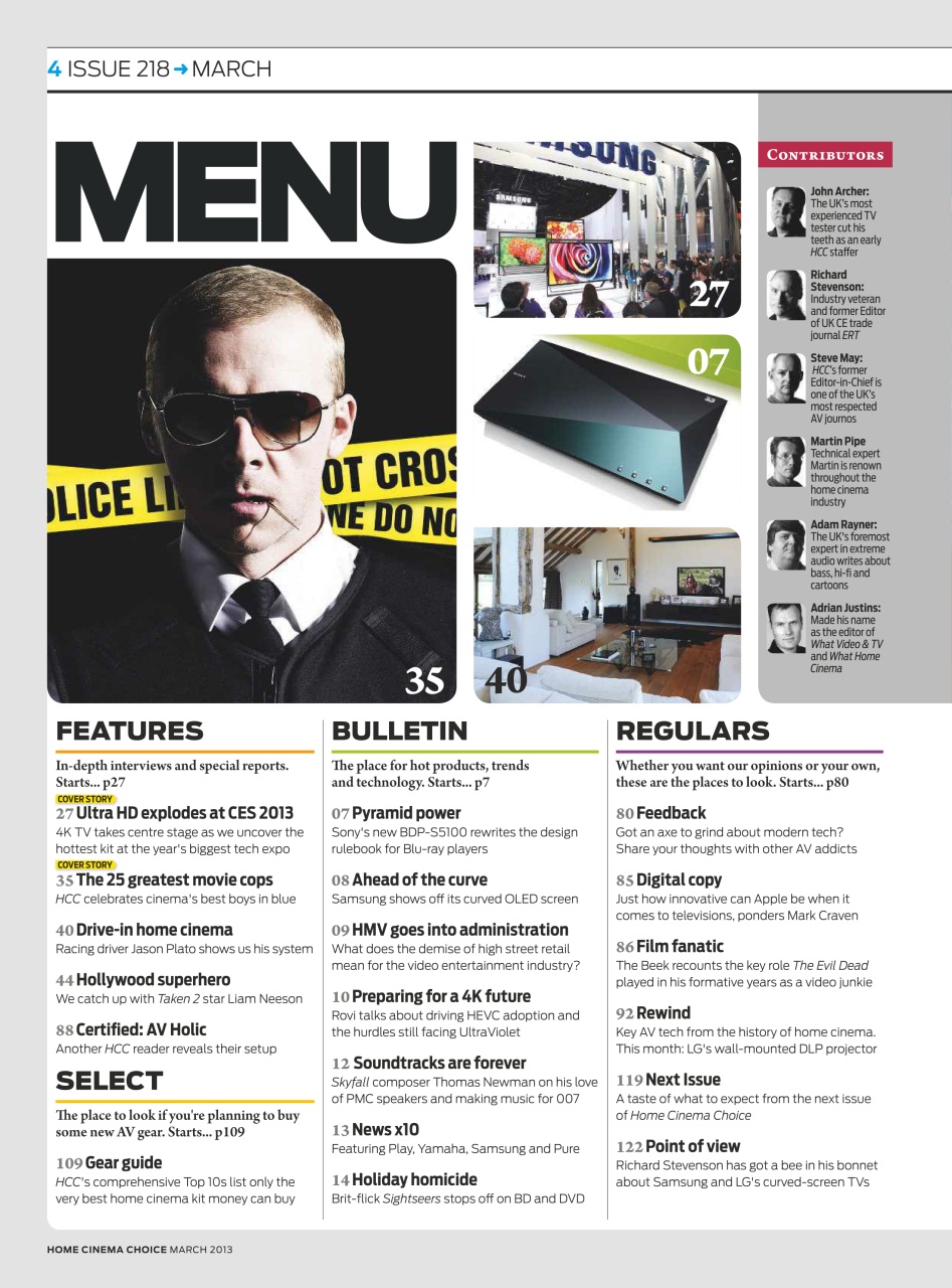 Home Cinema Choice Preview Pages