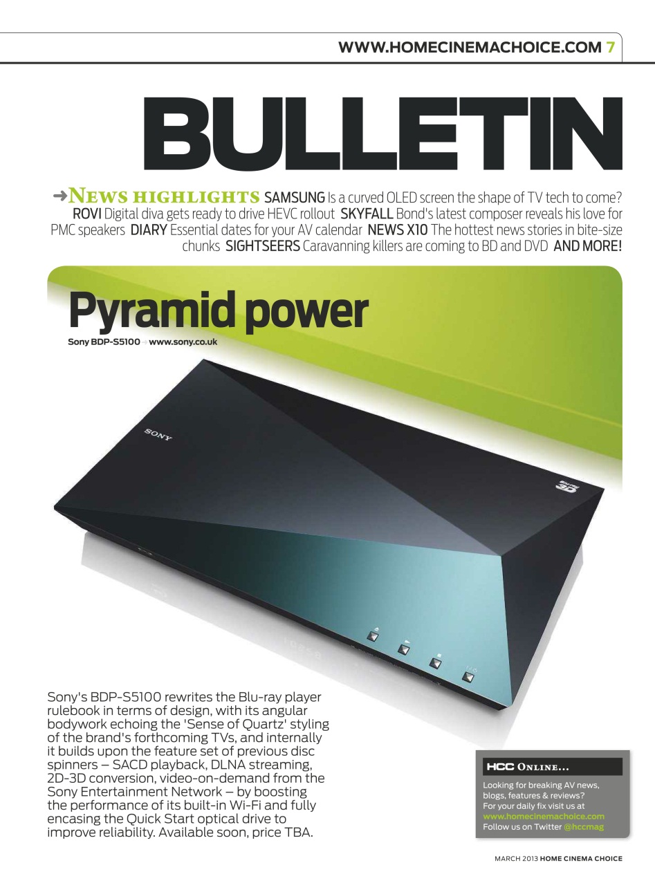 Home Cinema Choice Preview Pages