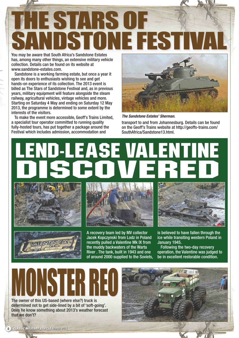 Classic Military Vehicle Preview Pages