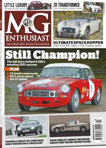 MG Enthusiast issue 200000 mile Frog