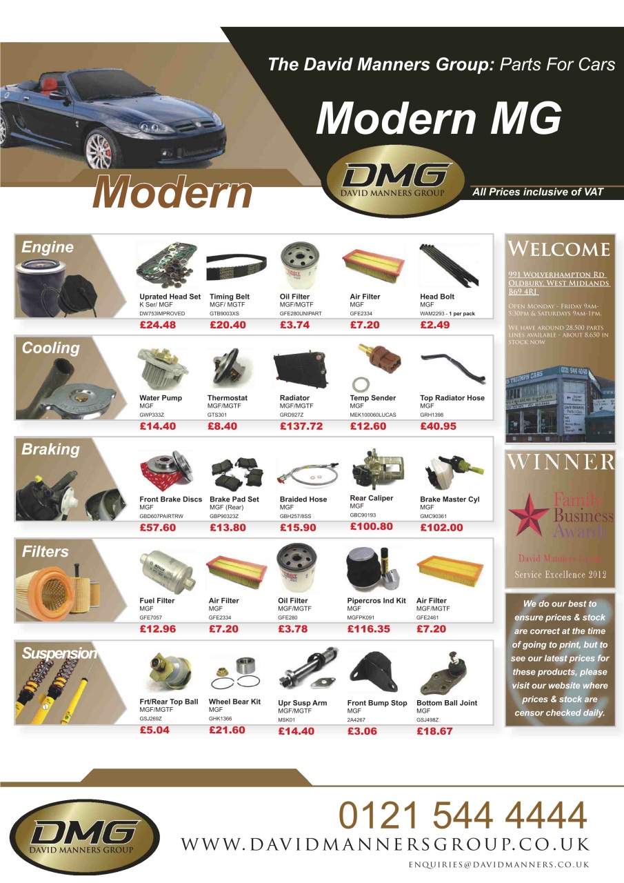 MG Enthusiast Preview Pages