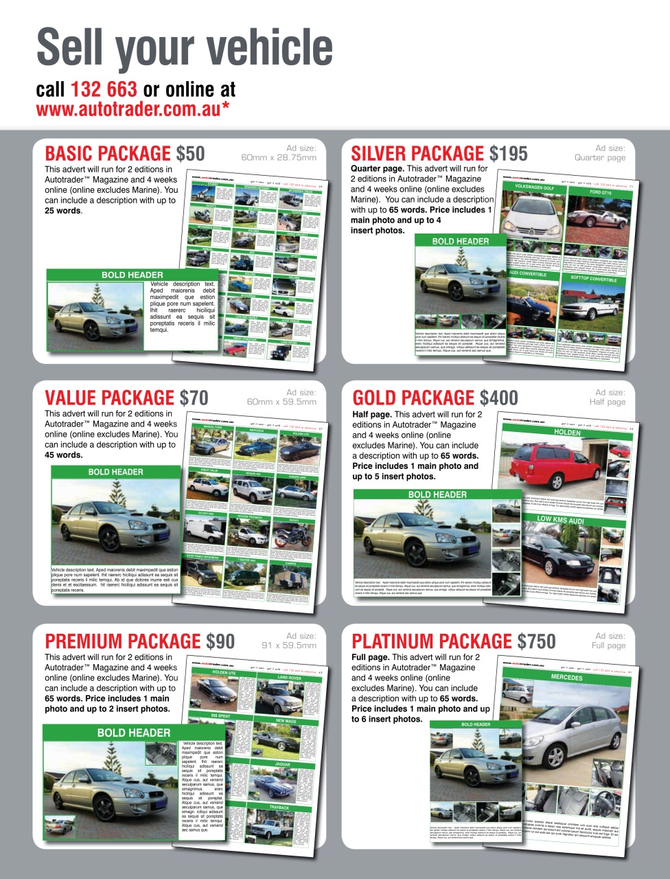 AutoTrader Preview Pages