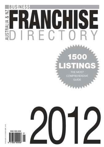 Business Franchise Directory '12 issue Business Franchise Directory '12